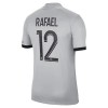 Virallinen pelipaita Paris Saint-Germain Rafael 12 Vieras 2022-23 Lyhythihainen - Miesten